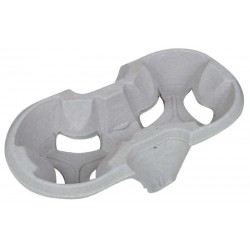 Porte Gobelets en pulpe pour 2 tasses