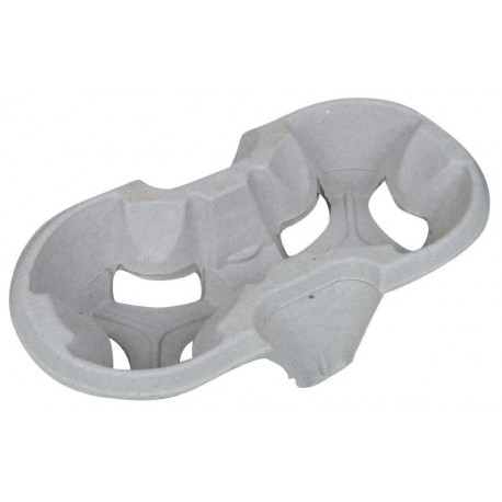 Porte Gobelets en pulpe pour 2 tasses