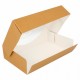 Boîte couleur kraft SUSHIS en carton 17.5 x 12 cm