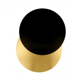 Cercle couleur or/noir diamètre 22 cm