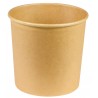 Pot en carton couleur kraft Spécial Chaud pour soupe  Ø 11.7 x 10,9 cm  780 ml