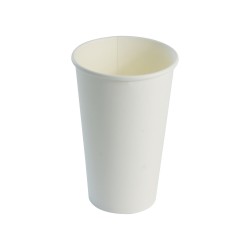 Gobelet en carton couleur blanc - 40 45 cl